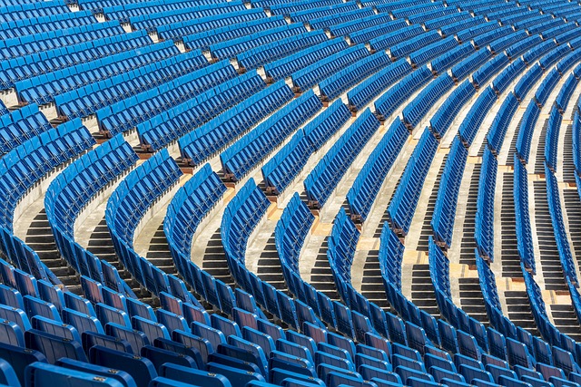 Empty stadium